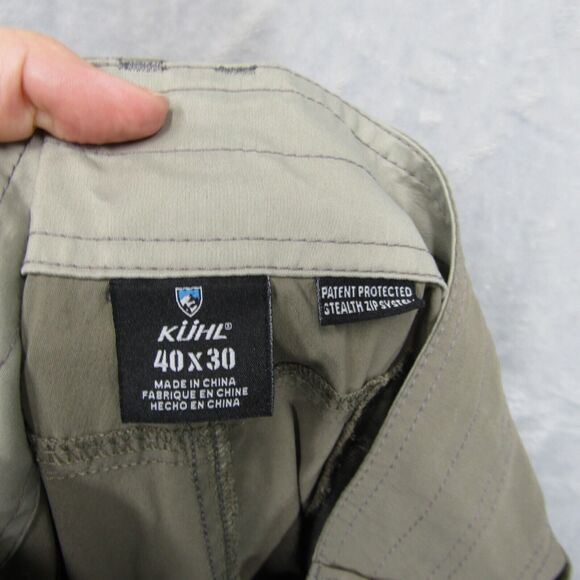 Kuhl Pants Mens 40X30 Liberator Convertible Zip Off Shorts Stealth Utility Beige - Picture 11 of 13